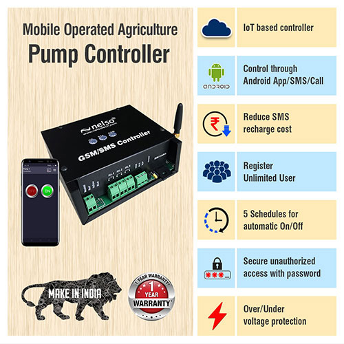 GSM Pump Controller for farmer