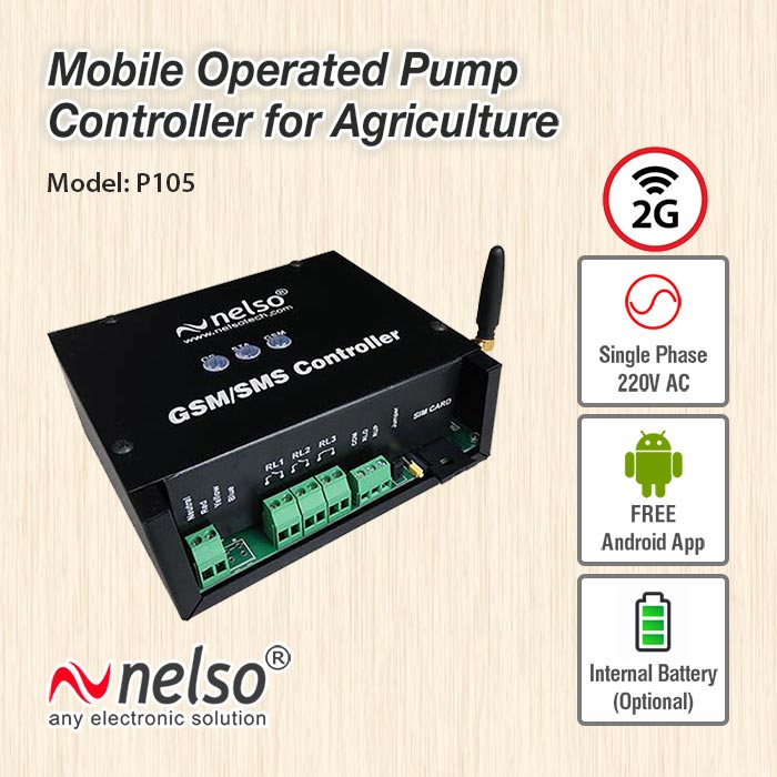 single phase sms pump controller