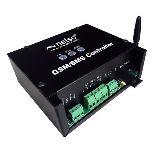 SMS or GSM Based Pump Motor Controller